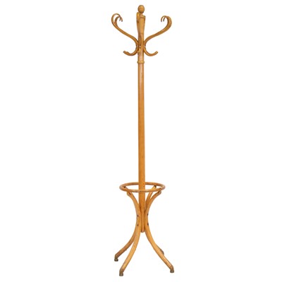 Lot 414 - Beech bentwood hallstand