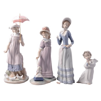 Lot 25a - Lladro, four figurines