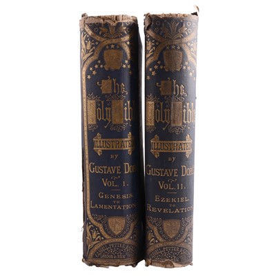Lot 136 - Holy Bible, illustrated by Gustave Dore