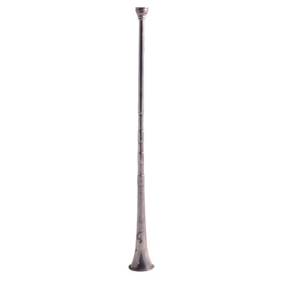Lot 269 - A silver hunting horn candle extinguisher, maker's mark rubbed, London, 1913