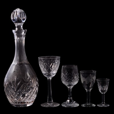 Lot 73 - Small quantity of mixed crystal and glassware