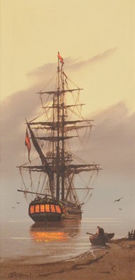 Lot 299 - Les Spence 'Jason', ship off the beach