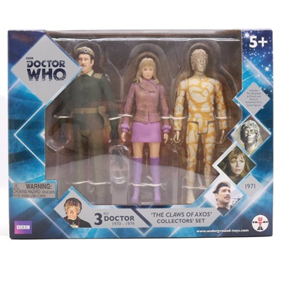 Lot 10 - Doctor Who: The Claws of Axos Collectors Set