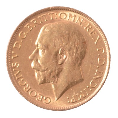 Lot 219 - Gold Full Sovereign Coin, George V 1914.
