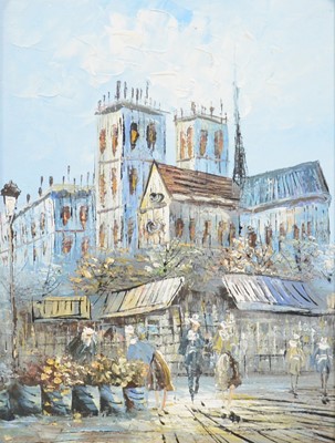 Lot 304 - Burney, two Parisian street scenes