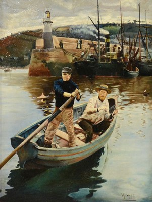 Lot 249 - Harry West, Fishermen