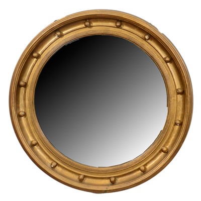 Lot 314 - Regency style circular pier mirror