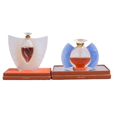 Lot 583 - Two Lalique Flacon Collection perfume bottles.