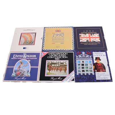 Lot 171 - Fourteen UK Brilliant Uncirculated Coin Sets.