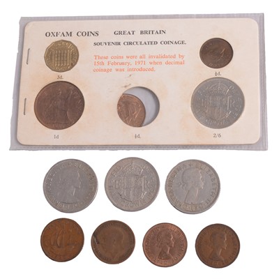 Lot 193 - Collection of mostly British coins, some silver content,.
