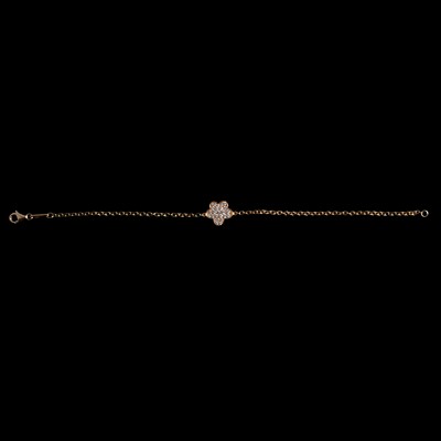 Lot 289 - Ritz London - a diamond bracelet.