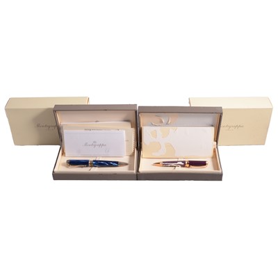 Lot 1212 - Montegrappa - two ballpoint pens.