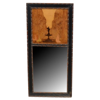 Lot 336 - Rowley Galleries marquetry mirror, The Fountain