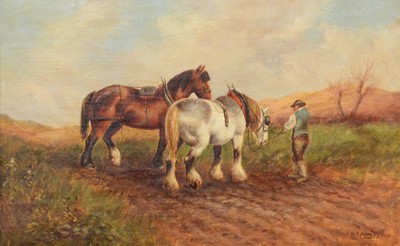 Lot 316 - M F Morley, Heavy Horses