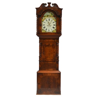 Lot 379 - Mahogany longcase clock, Shaw, Wellington