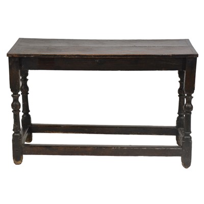 Lot 364 - Joined oak side table