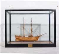 Lot 1062 - Prize winning model ''1880 Brigantine Leon'',...