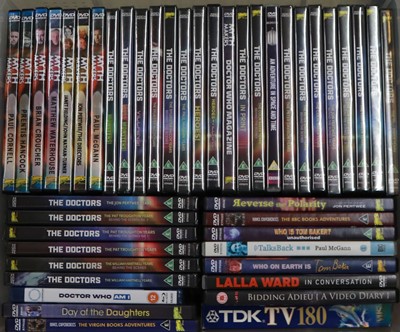 Lot 36 - Doctor Who: A collection of mainly DVDs about Doctor Who
