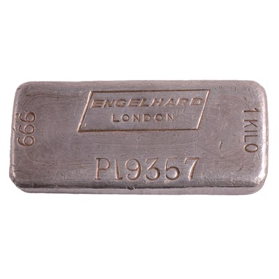 Lot 220 - Silver 1 kilo bar