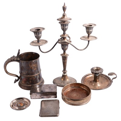 Lot 85 - Small quantity of silver plate