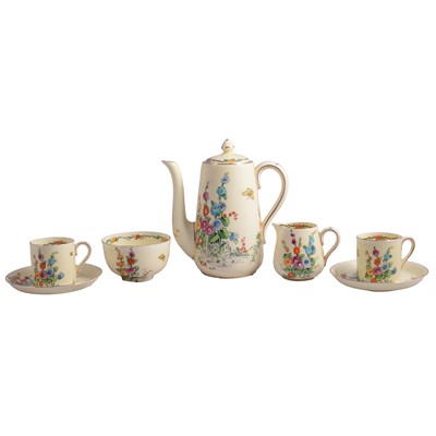 Lot 18 - Crown Staffordshire coffee service