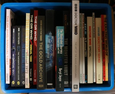 Lot 46 - Doctor Who: A large collection of books about the show