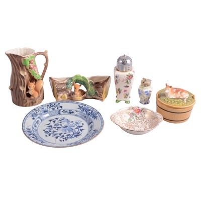 Lot 46 - Three boxes of ceramics, glass and miscellany