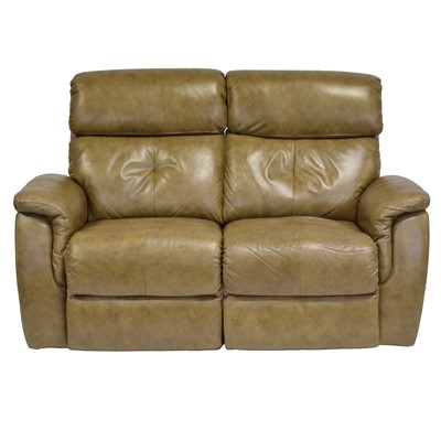 Lot 389 - Modern two seat reclining sofa