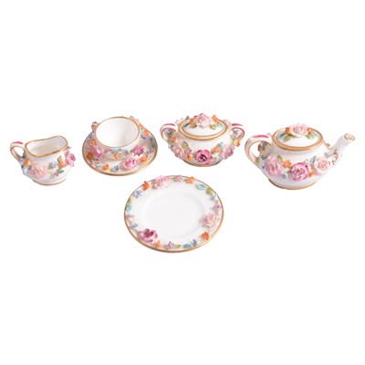 Lot 49 - Coalport miniature six piece teaset