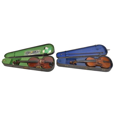 Lot 159 - Two violins
