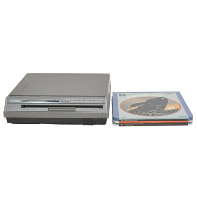 Lot 163 - McMichael CED Video Disc player, and quantity of Video Discs