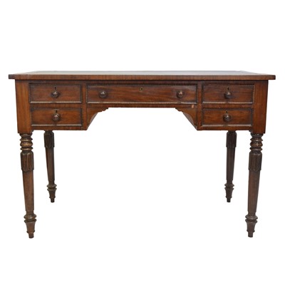 Lot 362 - Early Victorian mahogany writing table