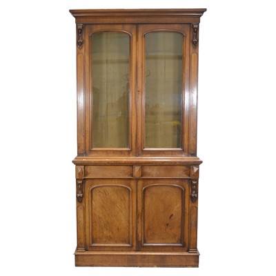 Lot 299 - Victorian oak bookcase