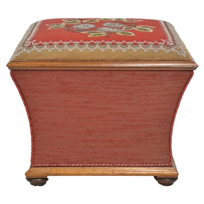 Lot 269 - Victorian stool ottoman