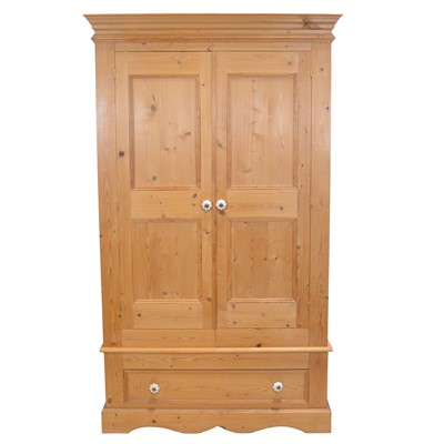 Lot 323 - Modern pine armoire