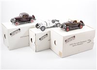 Lot 1091 - Danbury Mint 1:24 scale die cast models; The...