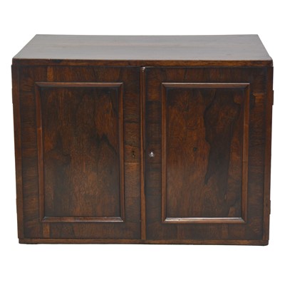 Lot 353 - Victorian rosewood collectors cabinet