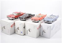 Lot 1097 - Danbury Mint 1:24 scale die cast models;...