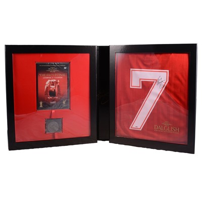Lot 139 - Liverpool FC, a 1985/1986 retro shirt, signed by Kenny Dalglish, issued 2011