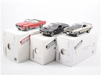 Lot 1098 - Danbury Mint 1:24 scale die cast models; 1971...