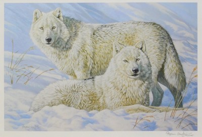 Lot 359 - Stephen Gayford, Lords of the Arctic, and five other prints