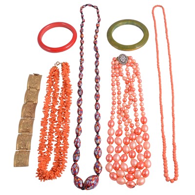 Lot 1309 - A collection of costume jewellery.