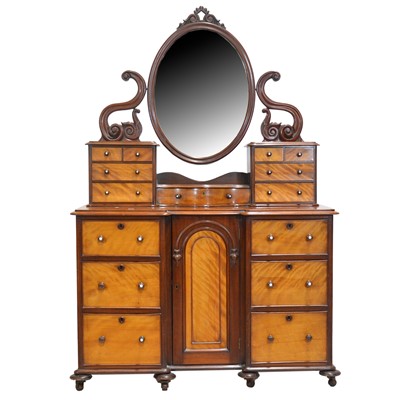 Lot 381 - Victorian mahogany dressing table