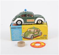 Lot 1134 - Corgi Toys; 492 Volkswagen European Police Car,...