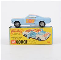 Lot 1136 - Corgi Toys; 348 Ford Mustang Fastback 2+2, boxed.