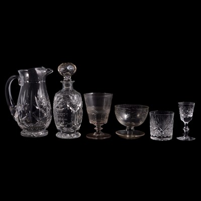 Lot 47 - Three boxes of assorted crystal glassware and stemware