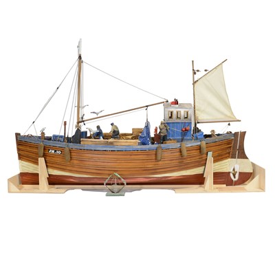 Lot 249 - Large detailed scratch-built scale model of a Scottish fishing trawler, 'FIFIE'