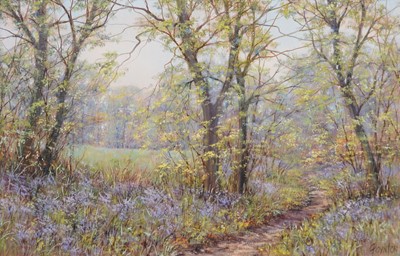 Lot 324 - Deborah Poynton, Country landscapes, a pair