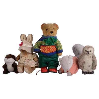 Lot 188 - Quantity of teddy bears and plush soft toys
