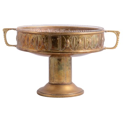 Lot 70 - Art Nouveau/Secessionist brass table centerpiece